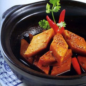 Chả lụa kho tiêu
